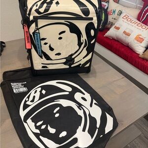 Billionaire Boys Club Black & White Astronaut Backpack with Dust Bag